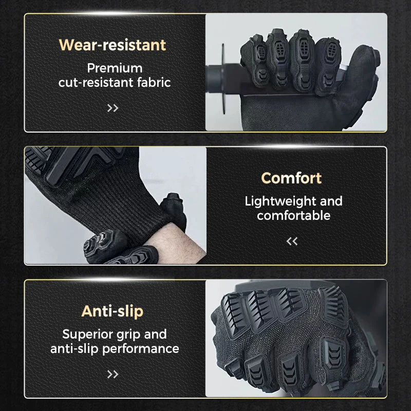 ⚡2 kaufen，1 gratis⚡Schnittfeste Sicherheitshandschuhe der Stufe 5 für Arbeit und Outdoor-Abenteuer
