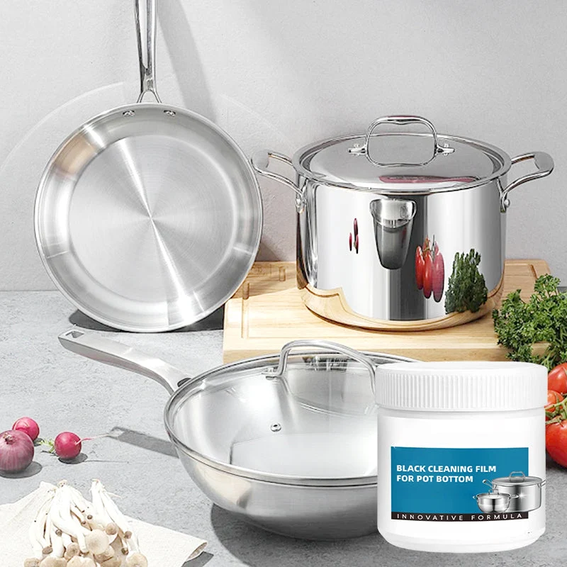 🧽 HEISSER VERKAUF - KAUFEN 2 ERHALTEN 3! ✨ Leistungsstarke Paste zum Entfernen von angebrannten Rückständen auf Kochgeschirr - Schonende Mikropolierformel für Töpfe, Pfannen & Grills 🔥🍳