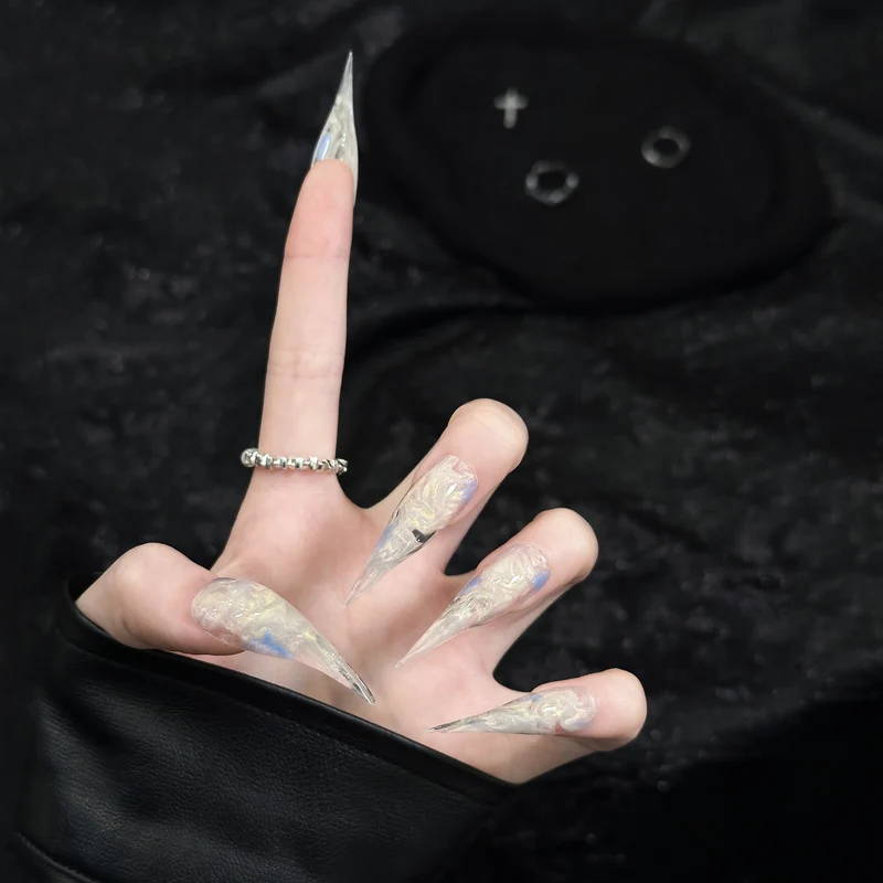 Künstlerische Stiletto Press-On Nägel 1791254987