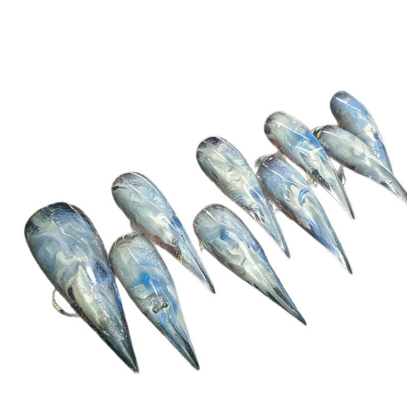 Künstlerische Stiletto Press-On Nägel 1791254987