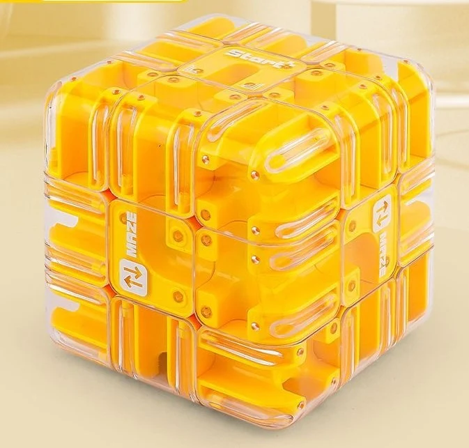 💥 LETZTER TAG VERKAUF 50% RABATT 💥Großes Labyrinth 3D-Puzzle Labyrinthwürfel – spannendes Denkspiel