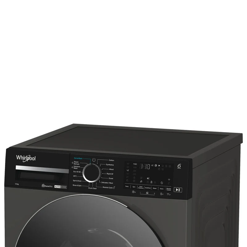 Whirlpool 12KG 1400RPM freistehend Waschmaschine - Manhattan Grau | W0M 27G ADS IRE