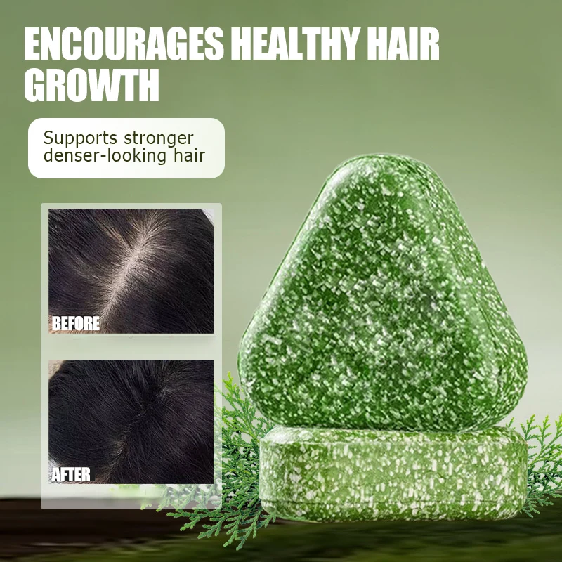 Natürliches festes Shampoo zur Stärkung der Haare