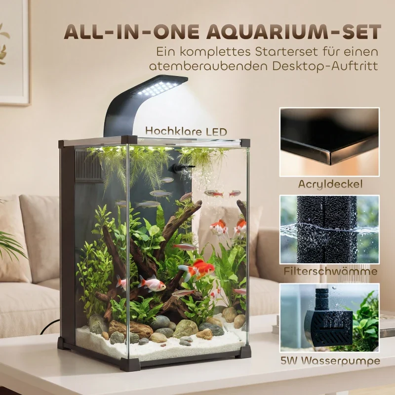 Aquarium Fischwassertank Zuchtbehälter Wasserbehälter Tank