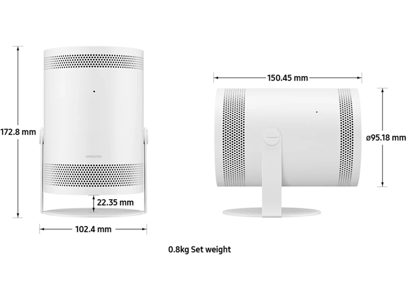 Samsung Freestyle 2nd Gen Up to 100" Beamer - Weiß | SP-LFF3HLAXXXU