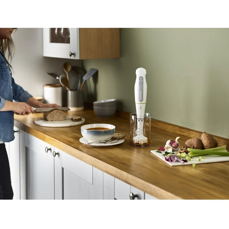 Kenwood 600W Triblade Mixer - Weiß & Grün | HDP100WG