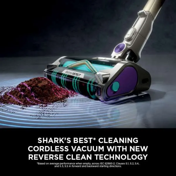 Shark Power Detect Clean & Empty Cordless Pet Staubsauger - Weiß & Java Grau | IP3251UKT