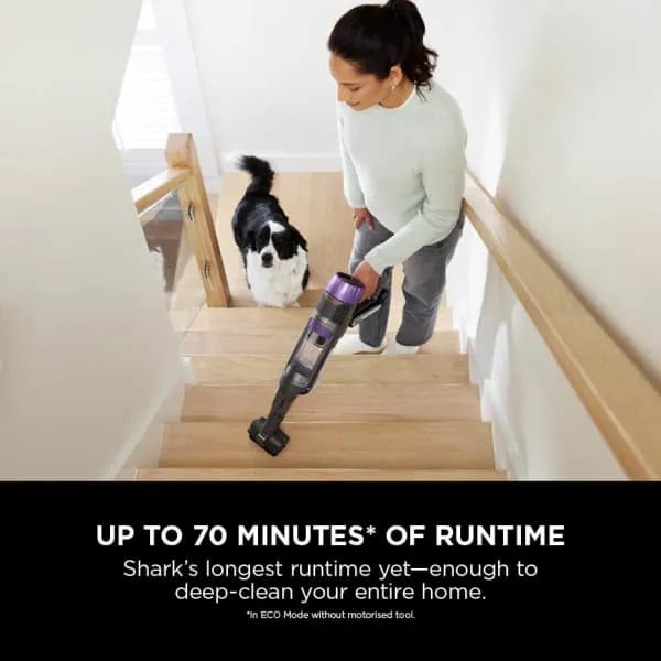 Shark Power Detect Clean & Empty Cordless Pet Staubsauger - Weiß & Java Grau | IP3251UKT