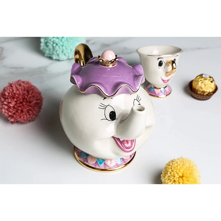 Beauty and The Beast Mrs Potts and Chip Teapot and Cup Set