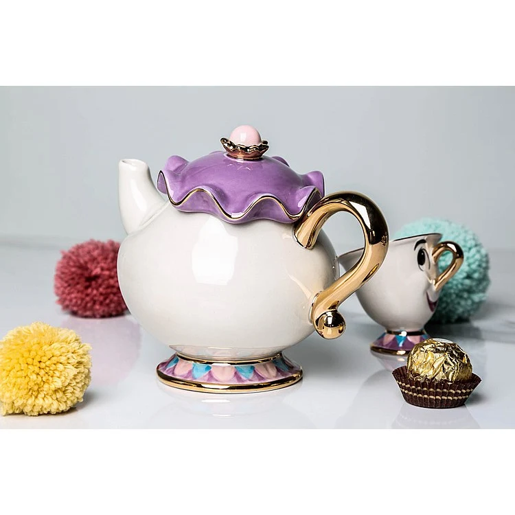 Beauty and The Beast Mrs Potts and Chip Teapot and Cup Set