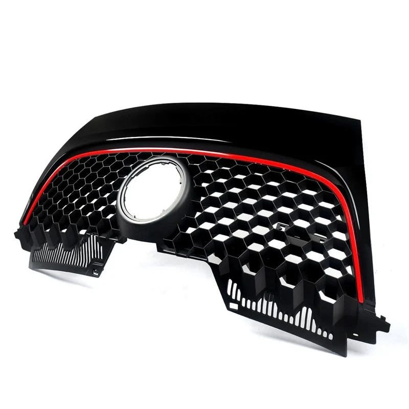 Vorne Zentral Kühlergrill Gitter Für VW GOLF Mk5 ESTATE GTI Jetta 06-09 Schwarz