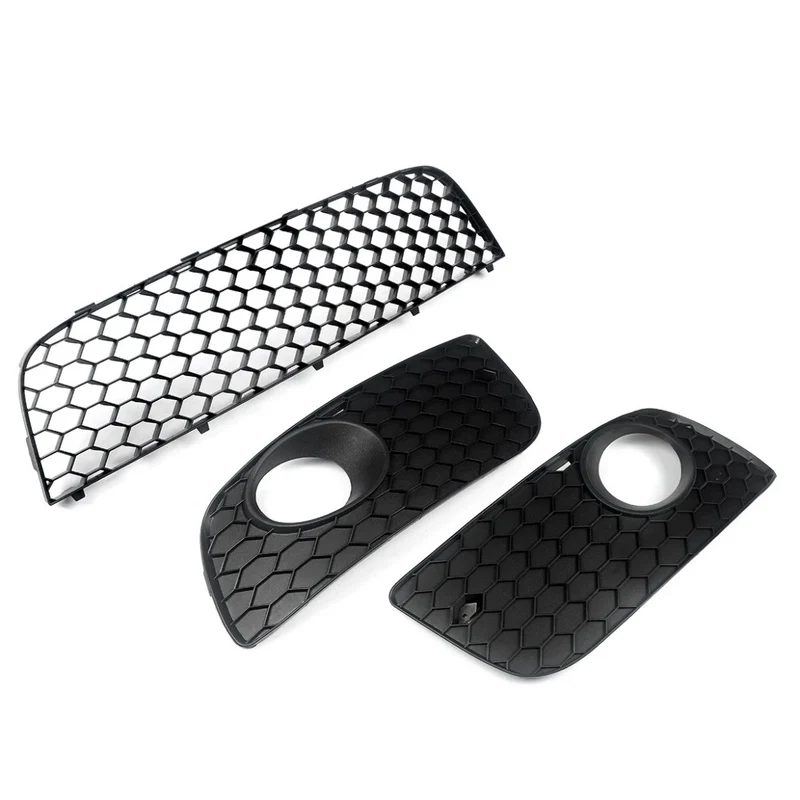 Vorne Zentral Kühlergrill Gitter Für VW GOLF Mk5 ESTATE GTI Jetta 06-09 Schwarz