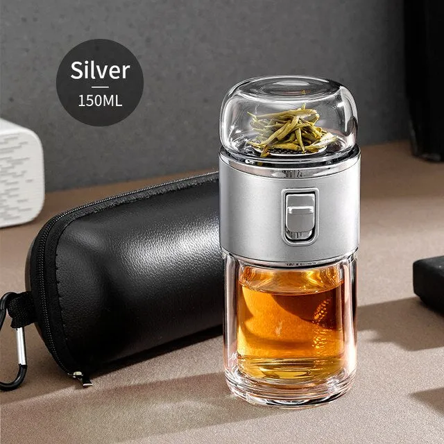 Skanto | Doppelwandige Teeflasche mit Infuser