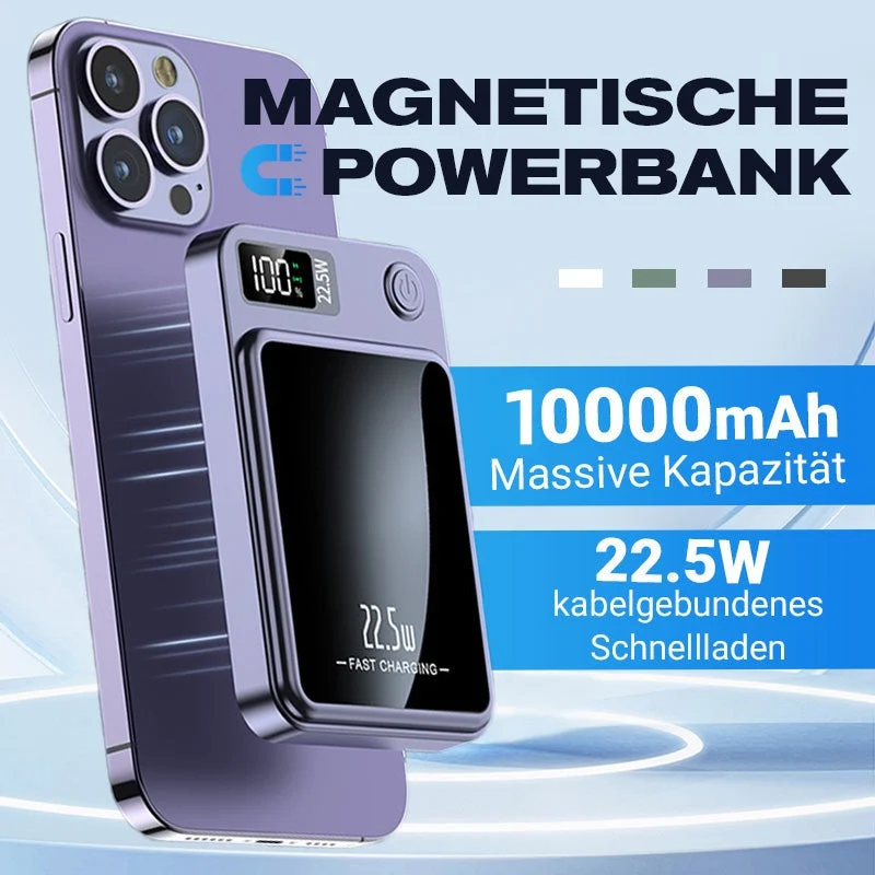⚡️💪 10000mAh Powerbank – 22.5W Schnellladen & Ultradünn!