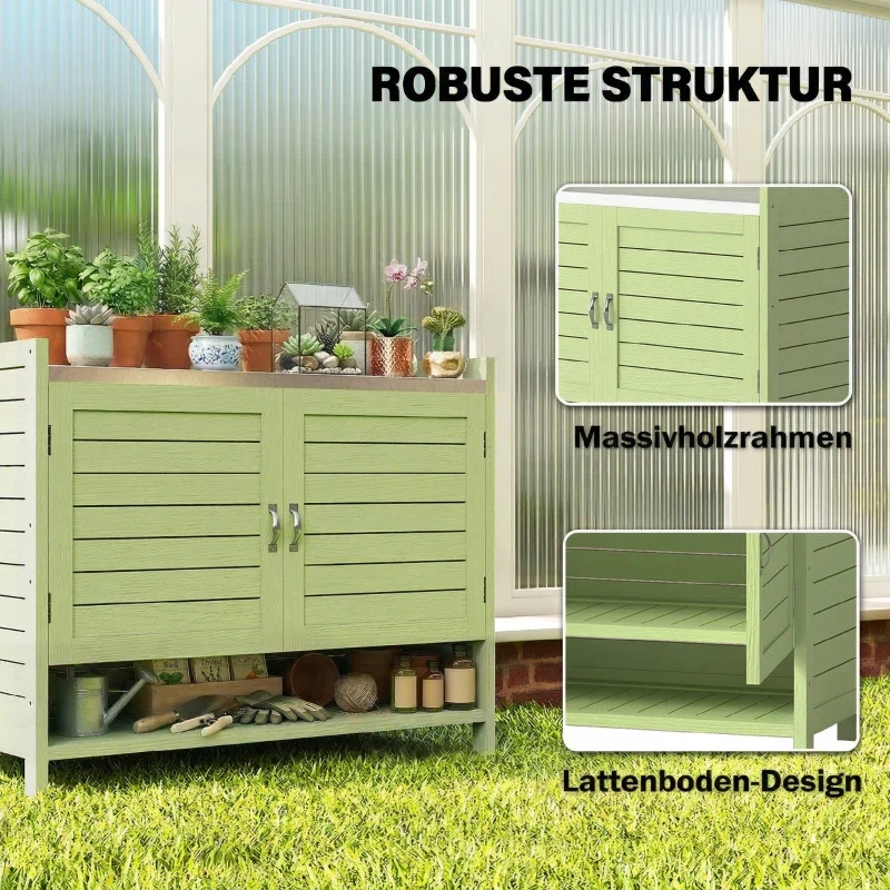 Pflanzentisch Gartentisch Gartenschrank Terrassenschrank