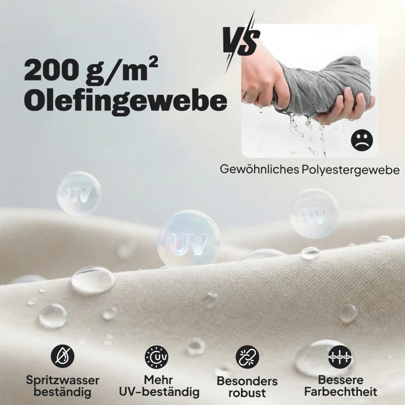Gartenmöbelset Sitzgruppe 2er Sofa 2 Sessel Beistelltisch