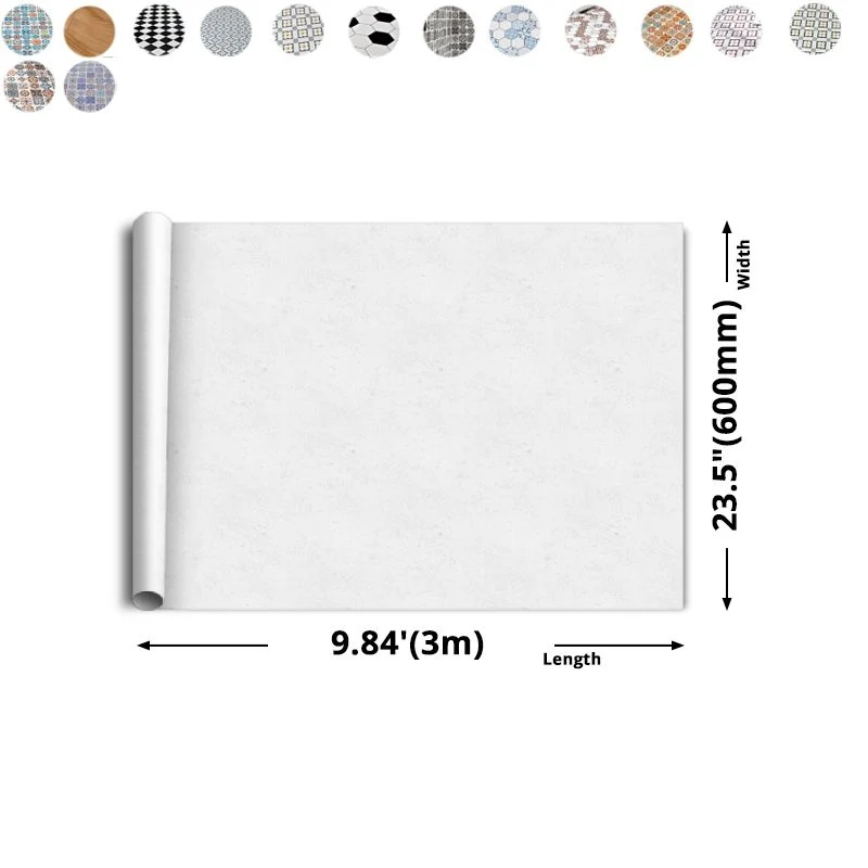 Skanto | Mehrfarbiger Vinyl-Dielenboden zum Abziehen und Aufkleben in Porzellanfliesenoptik PVC-Boden