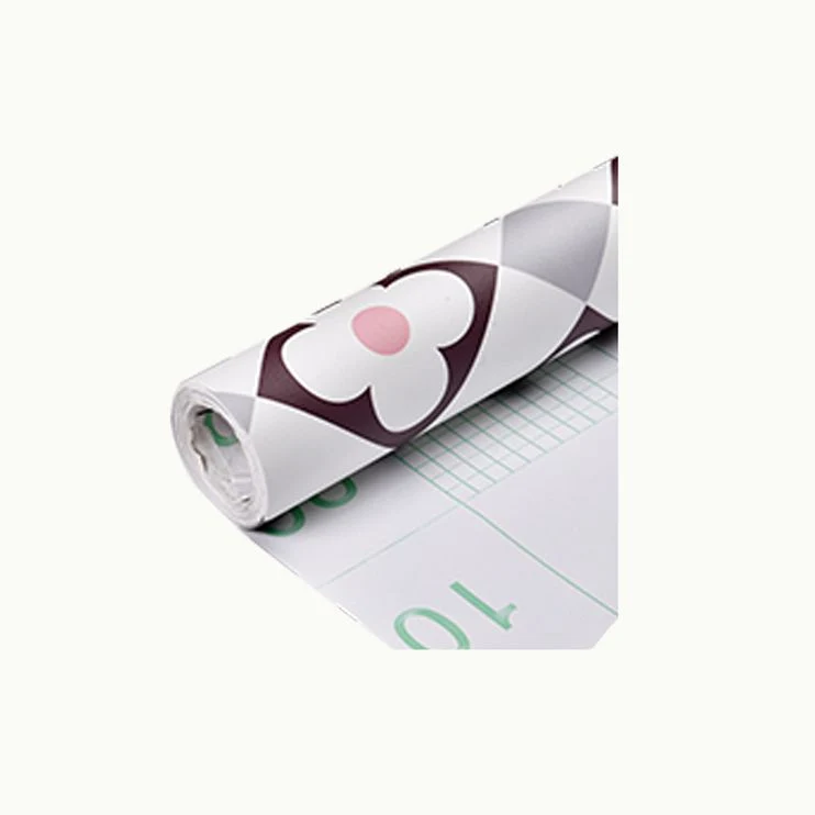 Skanto | Mehrfarbiger Vinyl-Dielenboden zum Abziehen und Aufkleben in Porzellanfliesenoptik PVC-Boden