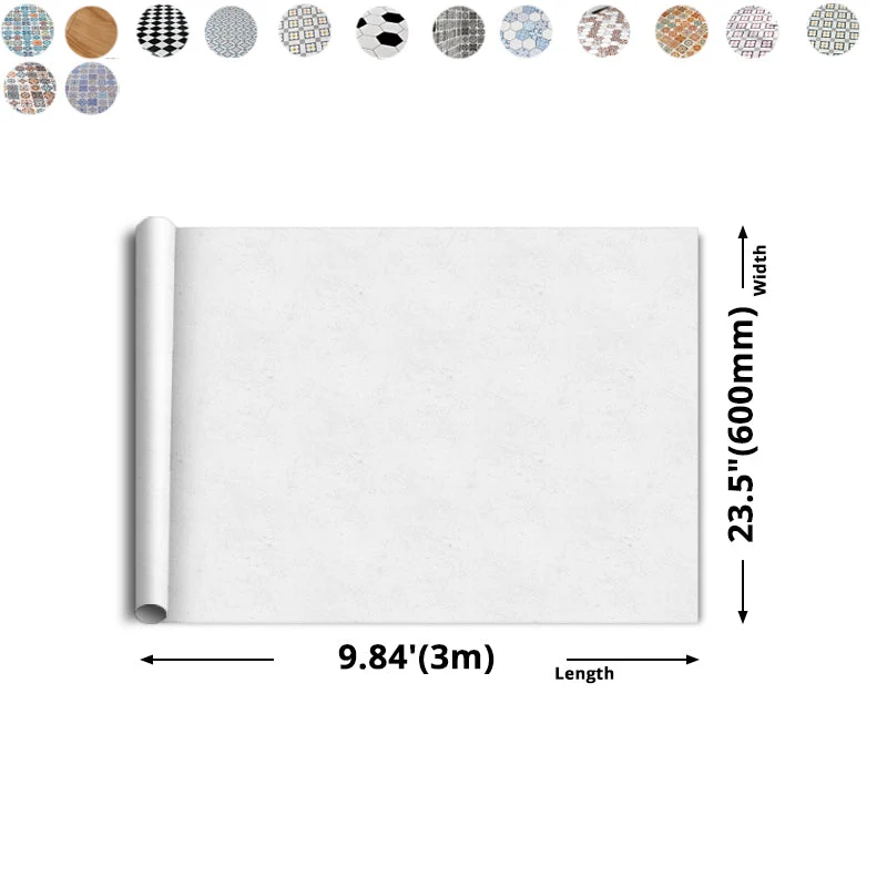 Skanto | Mehrfarbiger Vinyl-Dielenboden zum Abziehen und Aufkleben in Porzellanfliesenoptik PVC-Boden