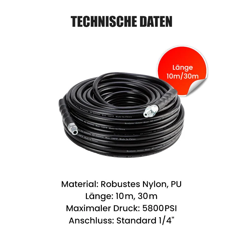 5800PSI Abwasserspüler-Kit für Hochdruckreiniger