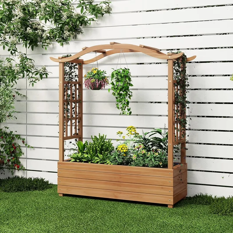 Blumenkasten Hochbeet Pflanzenkasten Frühbeet