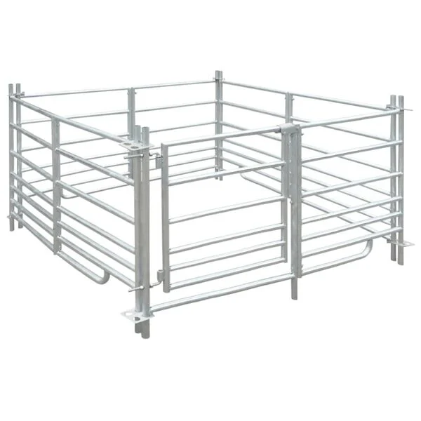 Schafgehege 137x137x92cm Stall Weidezaun Gehege Schafe