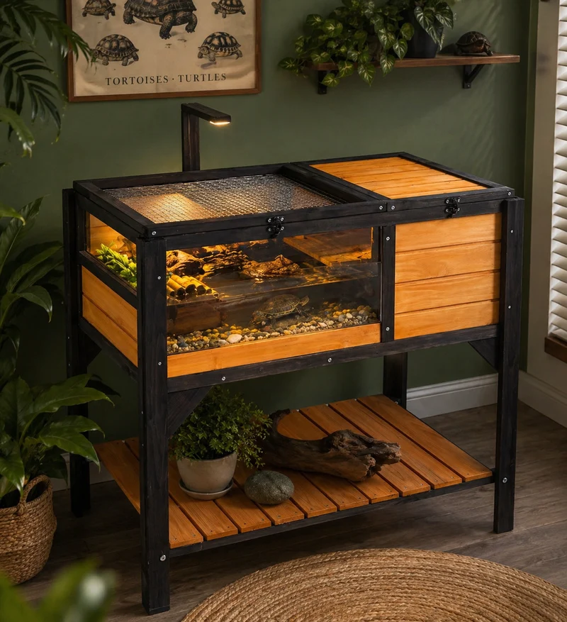 Schildkrötengehege Schildkrötenhaus Schildkrötenterrarium Gehege