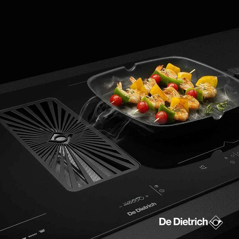 De Dietrich 80CM 4 Zones Einbau Induction Kochfeld - Coal Schwarz | DPI7888BH