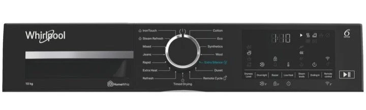 Whirlpool 10KG freistehend Heat Pump Wäschetrockner - Manhattan Grau | WDH10W7MGIRE