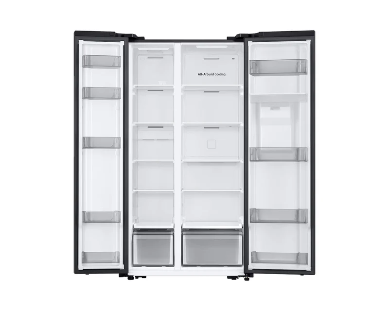 Samsung Bespoke AI Series 7 SpaceMax 578L Kühl-Gefrierkombination, freistehend – Mattschwarz | RS57DG410EB4EU