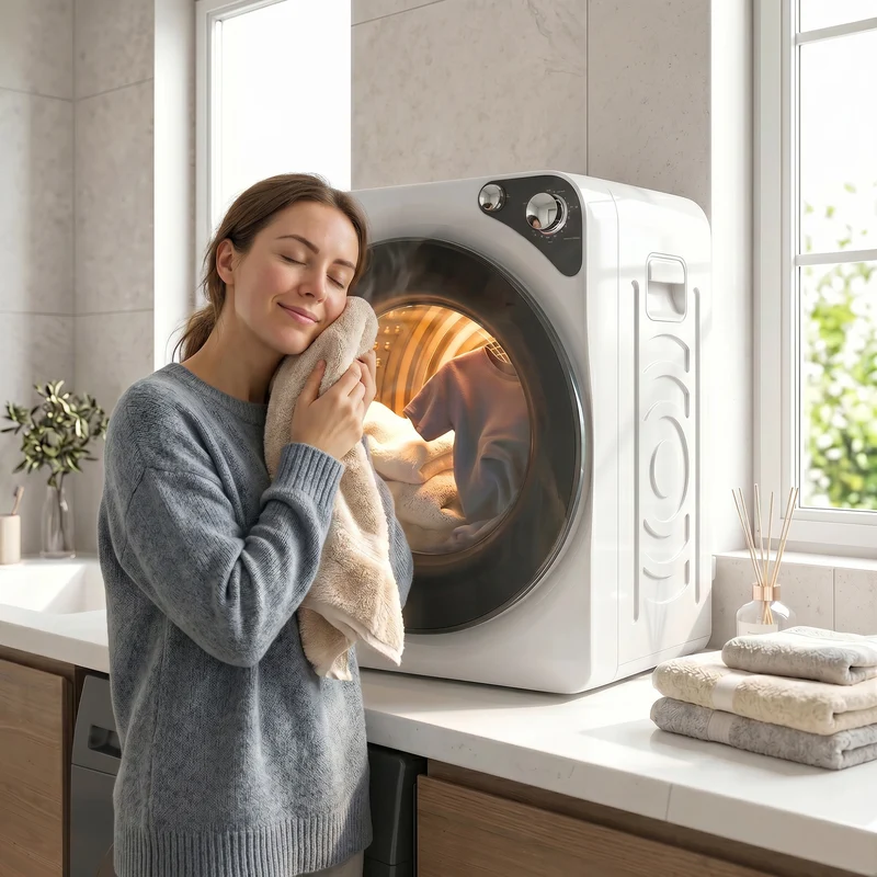 5kg Vented Tumble Dryer, 1000W, 5 Modes, Stainless Steel Drum, White