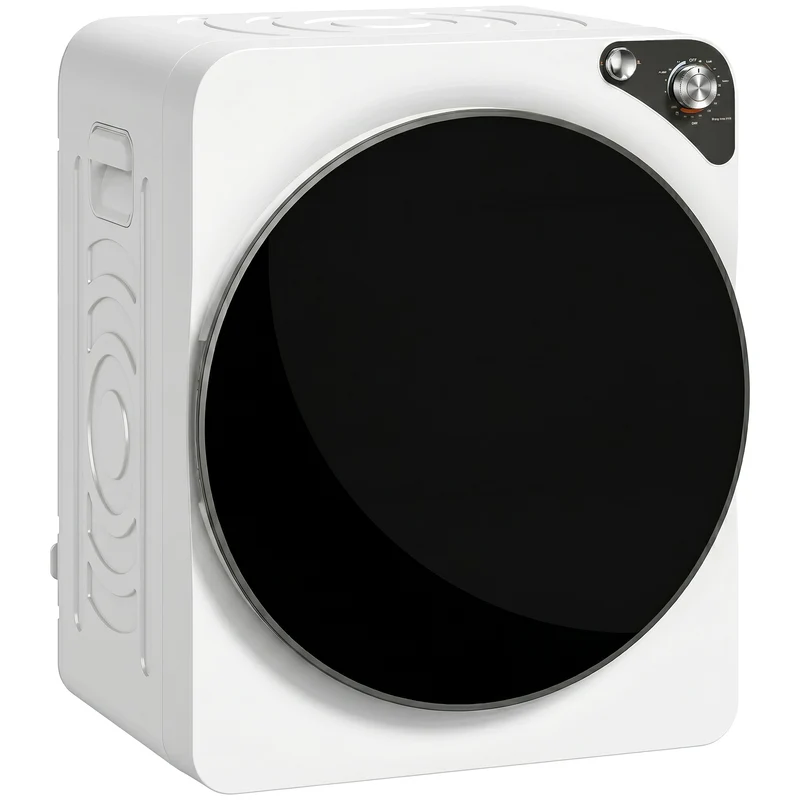 5kg Vented Tumble Dryer, 1000W, 5 Modes, Stainless Steel Drum, White