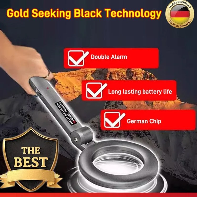 ⏳ Zeitbegrenzte Special ⌛ Hochempfindliche Erkennungs-LED-Blitzalarmmetalldetektor
