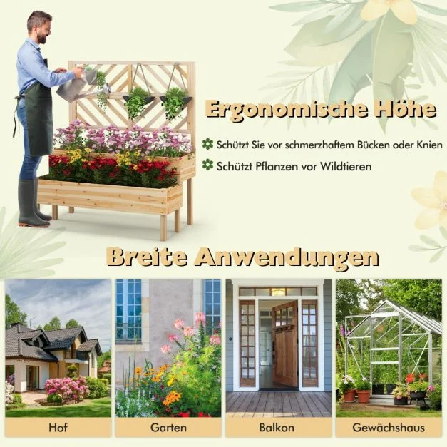 Gartenbett Pflanzenkasten Gartenbeet Frühbeet