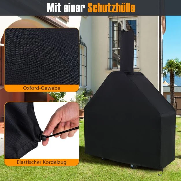 Holzofen Pizzaofen Gartenofen Pizzastein Ofen