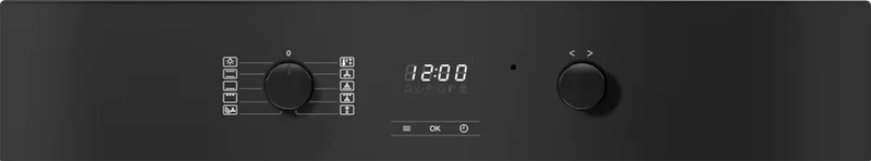 Miele Active 76L Einbau Multifunction Electric Einbaubackofen - Obsidian Schwarz & Edelstahl | H 2455 B