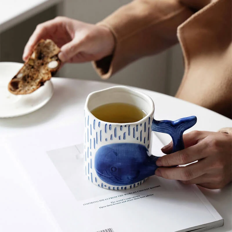 Skanto | Frühlings-Wal-Keramiktasse