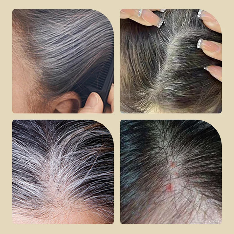 🔥Black-Friday-Mega-Angebot – 50 % Rabatt!🔥Temporäre Haarfärbemaske mit Applikationskamm - Sofortige Grauabdeckung für Haare & Bart