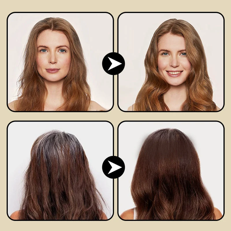 🔥Black-Friday-Mega-Angebot – 50 % Rabatt!🔥Temporäre Haarfärbemaske mit Applikationskamm - Sofortige Grauabdeckung für Haare & Bart