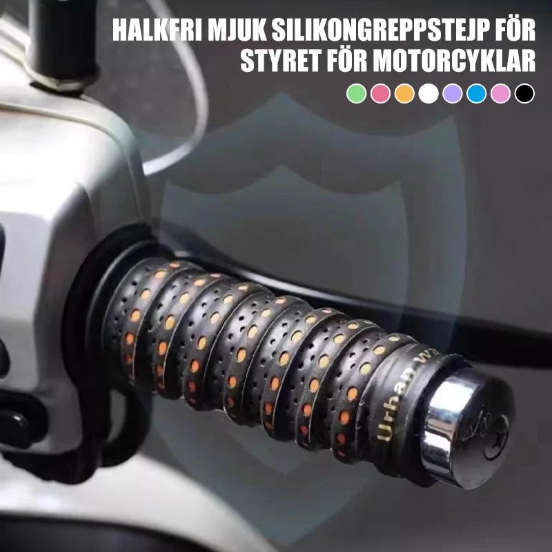 🏍️ 50% RABATT HEISSER VERKÄUFER! ✨ Rutschfestes Lenkerband aus Weichem Silikon - Verbesserte Griffigkeit & Vibrationsdämpfung für Sichereres Fahren 🛡️🧤