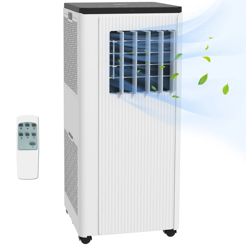 9000 BTU Air Conditioning Unit, 3-in-1 Portable Cooling Fan with Remote, Window Kit, 20m2