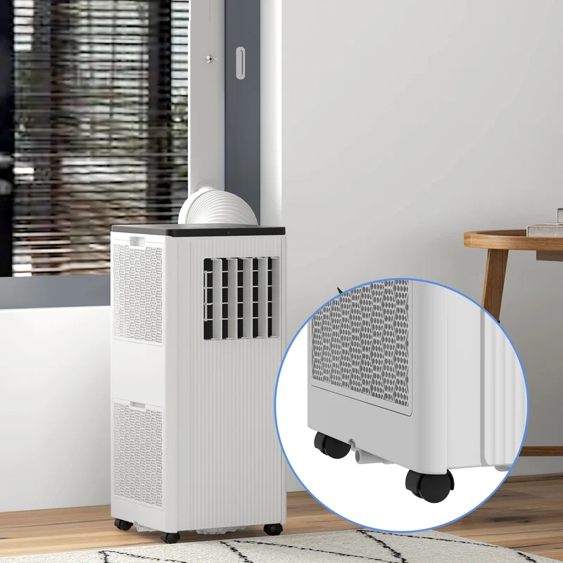 9000 BTU Air Conditioning Unit, 3-in-1 Portable Cooling Fan with Remote, Window Kit, 20m2