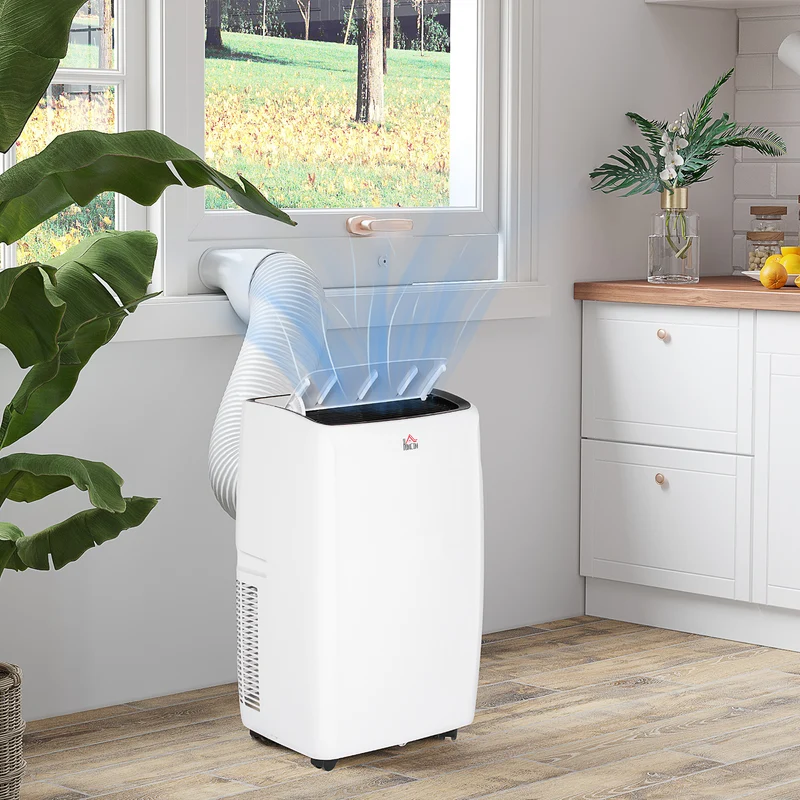 14000 BTU Air Conditioning Unit, 3-in-1 Portable Cooling Fan with Remote, Window Kit, 40m2