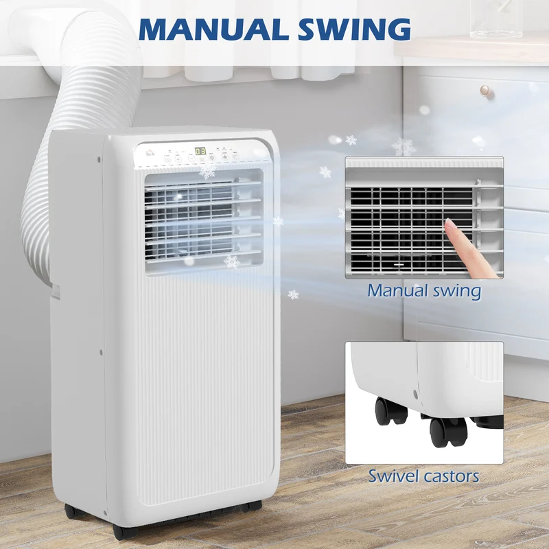 9000 BTU Air Conditioning Unit, 3-in-1 Portable Air Conditioner with Remote, Window Kit, 20m2