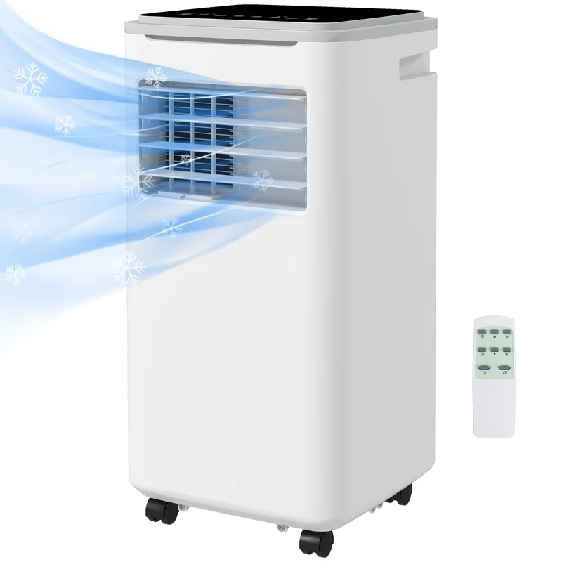 9000 BTU Portable Air Conditioner, 4-in-1 Air Conditioning Unit with Remote, Window Kit, 20m2