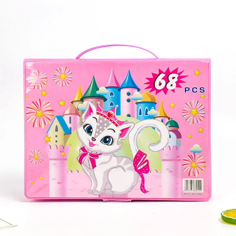 🔥Deluxe 6-in-1 Kreativ-Kunstset 🧑‍🎨 (Ideales Geschenk für Kinder) Jedes Kind ist ein Künstler!