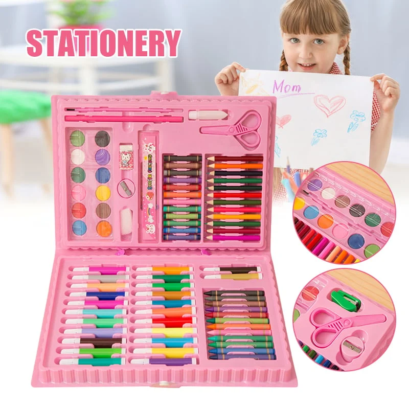 🔥Deluxe 6-in-1 Kreativ-Kunstset 🧑‍🎨 (Ideales Geschenk für Kinder) Jedes Kind ist ein Künstler!
