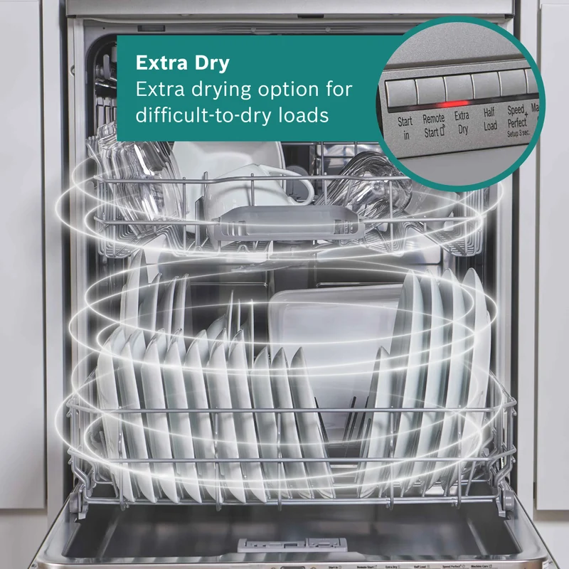 Bosch Series 2 60CM Semi integriert Standard Geschirrspüler - Brushed Steel | SMI2HTS06G