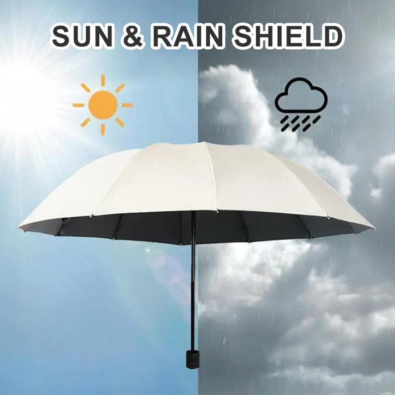 🌂55% Rabatt🔥Großer faltbarer Regenschirm mit 12 windfesten Speiche