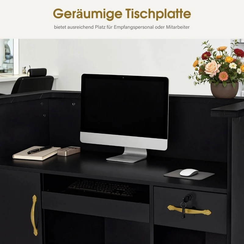 Empfangstheke Rezeptionstisch Theke Barbershop Friseur